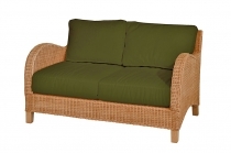 2 Seater sofa - ONDA - Pulut - Green fabric