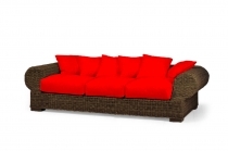3 Seater sofa - CESTER - Croco - Ecr fabric