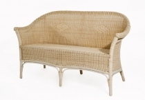 Sofa - Sylvia - Wicker - Ecr fabric