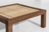 Coffee table - Slats - Solid teak 60x60x25