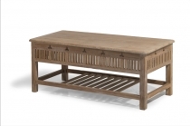 Coffee table - 630 - Solid teak white