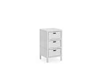 Chest of 3 drawers - Harmonize - Outdoor - White - Synthetic fib