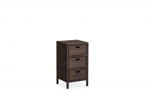 Chest of 3 drawers - Harmonize - Outdoor - Coffee - Synthetic fi