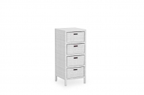Chest of 4 drawers - Harmonize - Outdoor - White - Synthetic fib