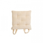 Chair quilted cushion - Sand - Cotton