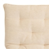 Chair quilted cushion - Sand - Cotton