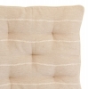 Chair quilted cushion - Tortora - Cotton