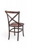 Chair - Linda - Solid teak - Black smoke