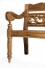 Bench - Flora - 3 seater - Solid row teak