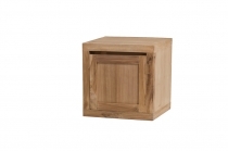 Cubo 1 anta 40x30 - Modular - Teak massello