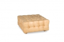 Pouf trapuntato - QUBO - 90x90 - Beige