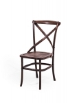 Chair - Linda - Solid teak - Black smoke