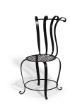 Iron chair - Brandt - Black