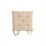 Chair quilted cushion - Tortora - Cotton