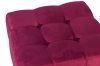 Pouf trapuntato - QUBO - 50x50 - Fucsia Mulberry