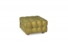 Pouf trapuntato - QUBO - 70x70 - Verde emerald