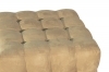 Upholstered pouf - QUBO - 90x90 - Beige
