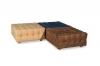 Pouf trapuntato - QUBO - 90x90 - Blu Navy