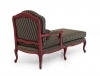 706 - CHAISE LONGUE - Solid mahogany