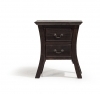 Nightstand - Irregular - Solid teak Black